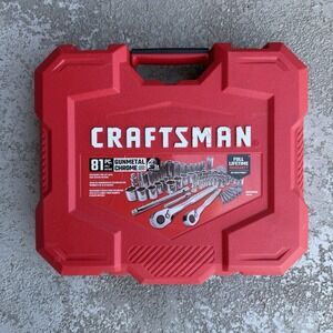 Craftsman CMMT82335 Empty Case for 81 Pc Gunmetal Chrome Mechanics Tool Set Box